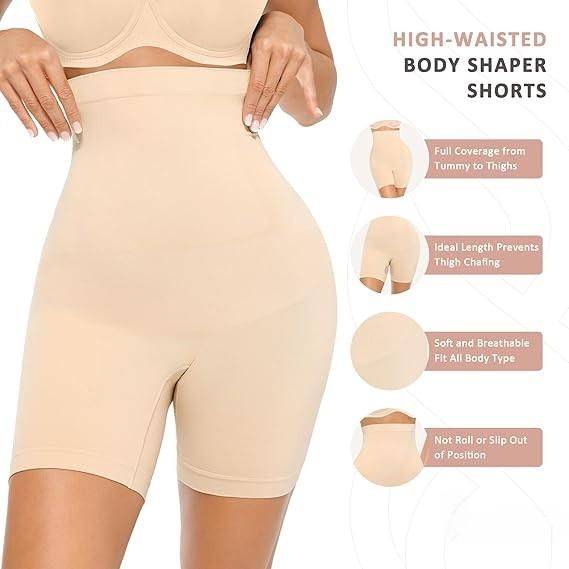 BD 4-in-1 Shaper - Quick Slim Shape Wear Tummy, Back, Thighs, Hips - Black/Efffective Seamless Tummy Tucker www.trikaro.com