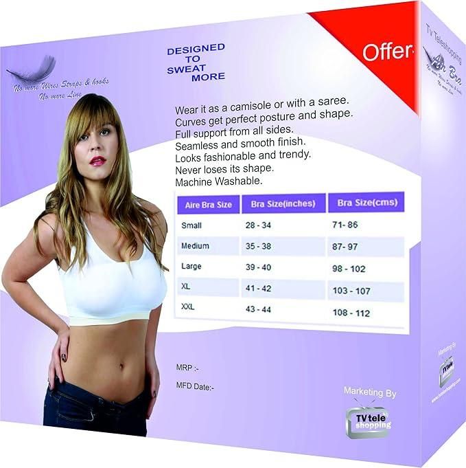 Womens Multicolor Air Bra (Pack of 3) www.trikaro.com