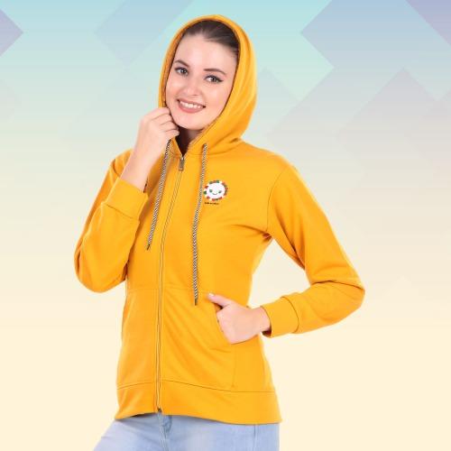 Woman Stylish Zipper Hoodies www.trikaro.com