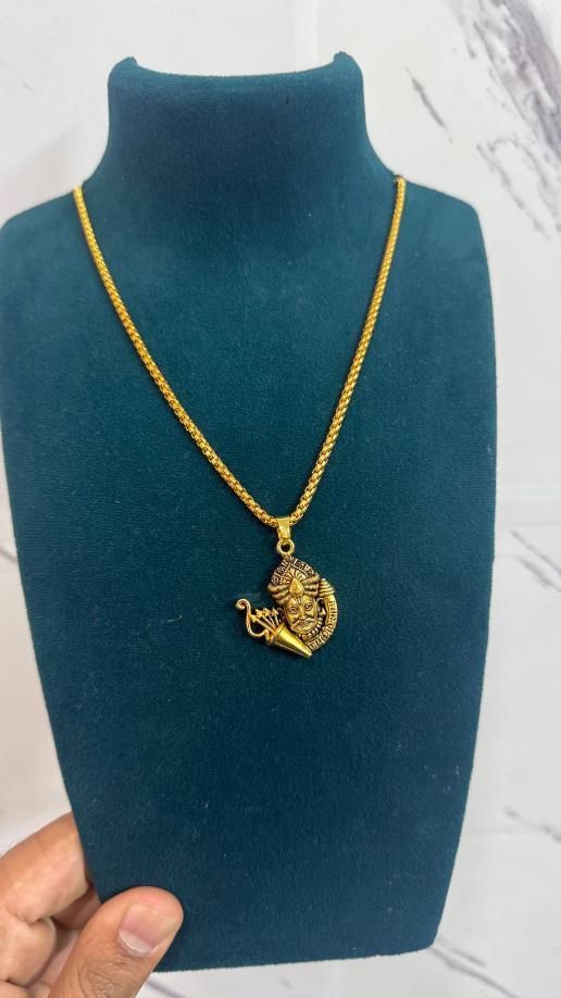 Khatu Shyamji Pendant with Chain www.trikaro.com