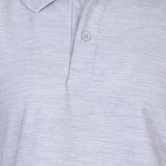 Ketex Grey Cotton Blend Polo Neck Tshirt www.trikaro.com