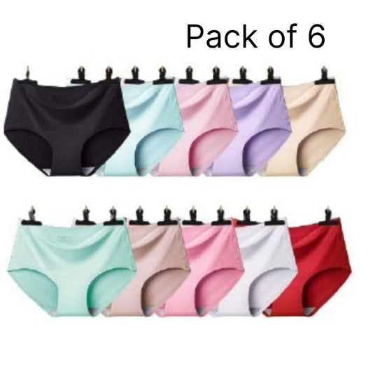 Women's Seamless Underwear for Women (Multicolor) (Pack of 6) www.trikaro.com