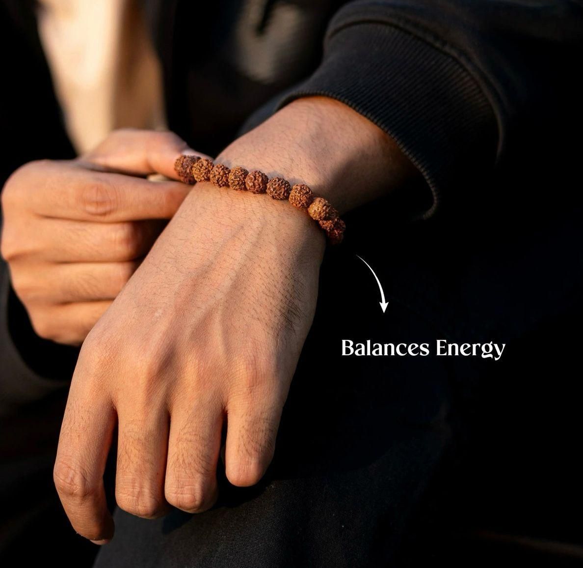 7 Mukhi Rudraksha Bracelet www.trikaro.com