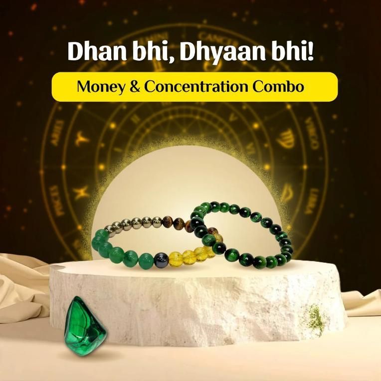 Money & Concentration Bracelet www.trikaro.com