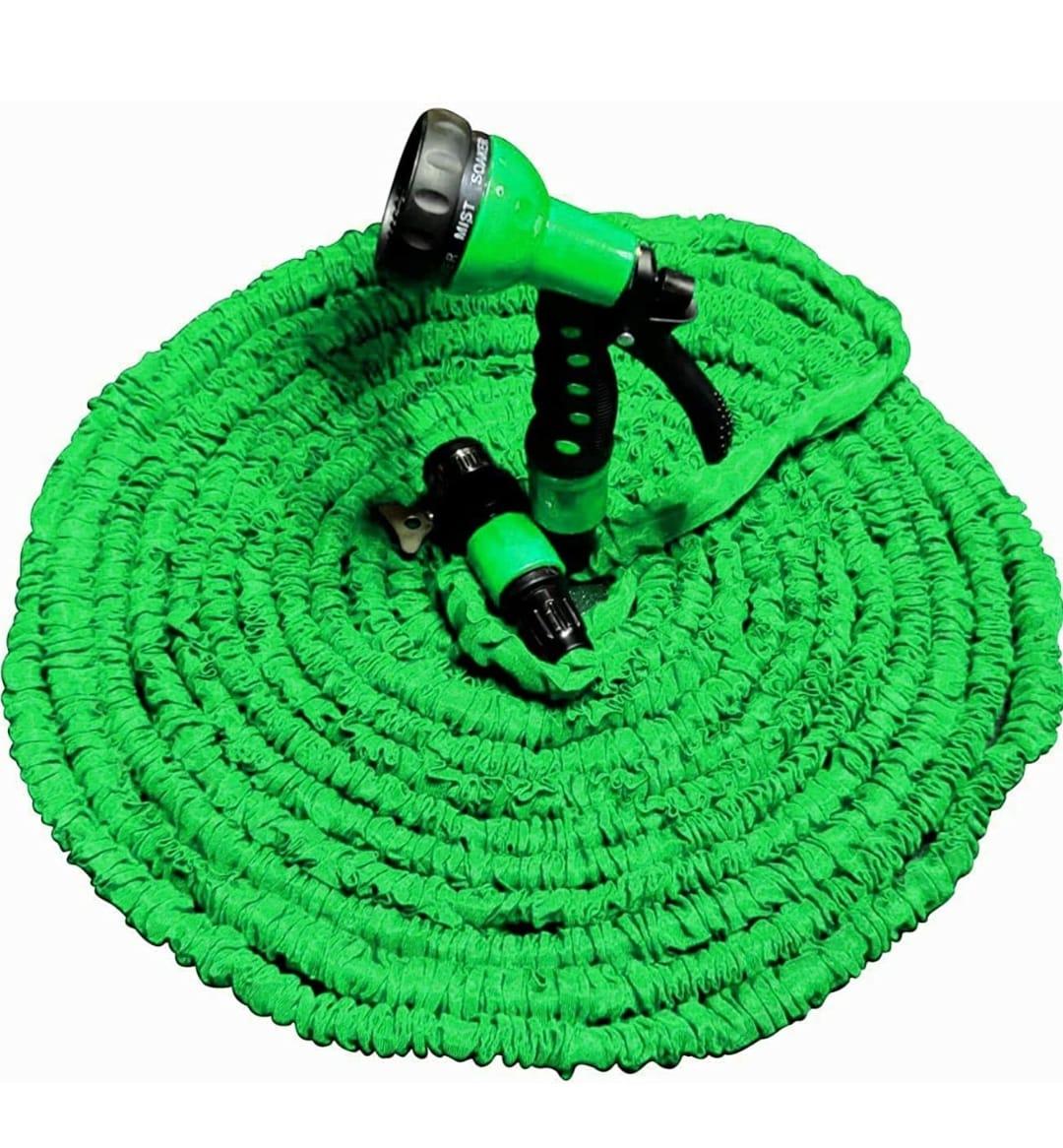 Plastic 15 m Water Spray Jet Gun Hose Pipe for Garden/Car/Bike/Pet Wash www.trikaro.com