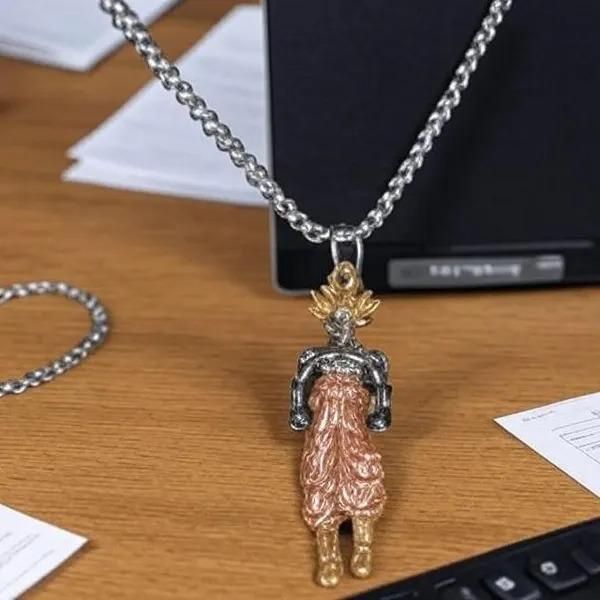 Dragonball Z Goku Inspired Pendant with Chain www.trikaro.com