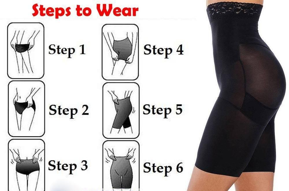 4-in-1 Shaper - Quick Slim Shape Wear Tummy, Thighs, Hips - Efffective Seamless Tummy Tucker Shapewear Body Shaper www.trikaro.com