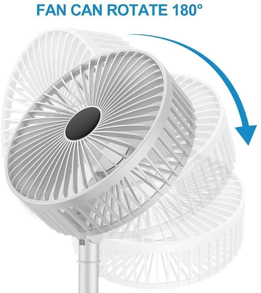 Powerful Rechargeable Table Fan www.trikaro.com