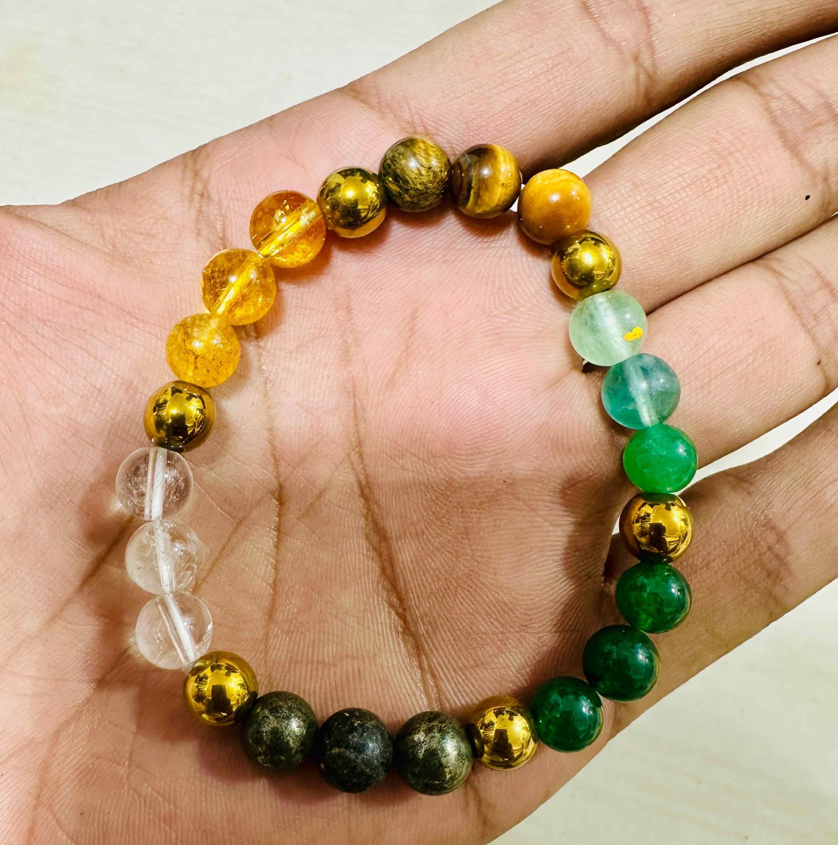 Dhan Yog Elasticated Bracelet www.trikaro.com