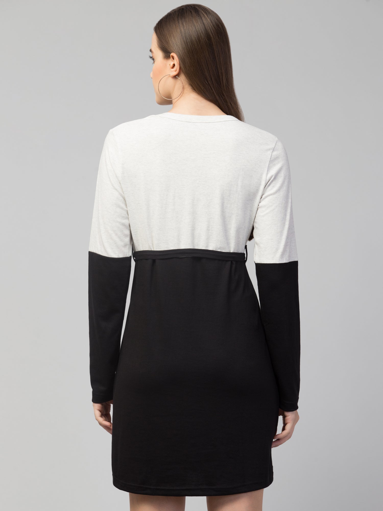 Women's Cotton Graphic Print T-shirt Short Dress www.trikaro.com