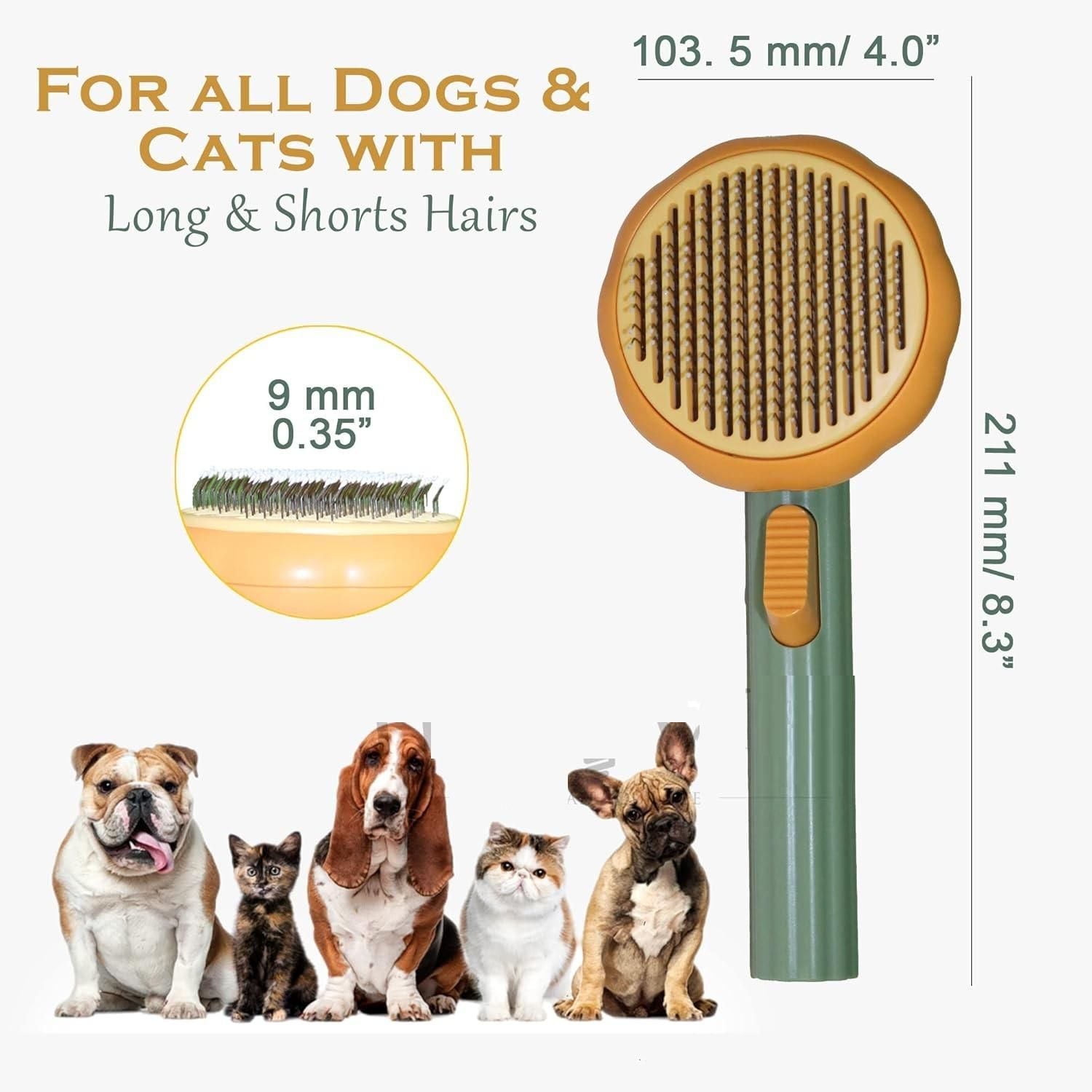 Self Cleaning Dog & Cat Comb www.trikaro.com