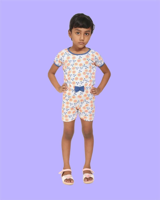 Kids Printed Jumpsuit www.trikaro.com
