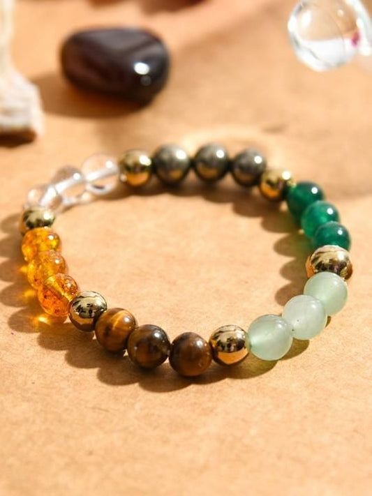 Dhan Yog Elasticated Bracelet www.trikaro.com