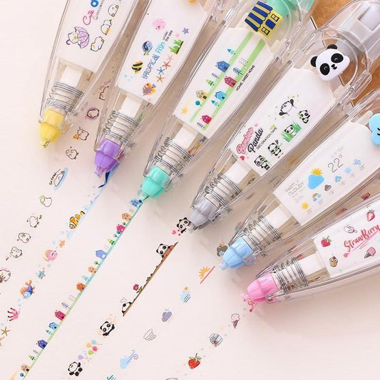 Decoration Tape Cute Novelty Sticker Pen Machine Pack of 2 www.trikaro.com