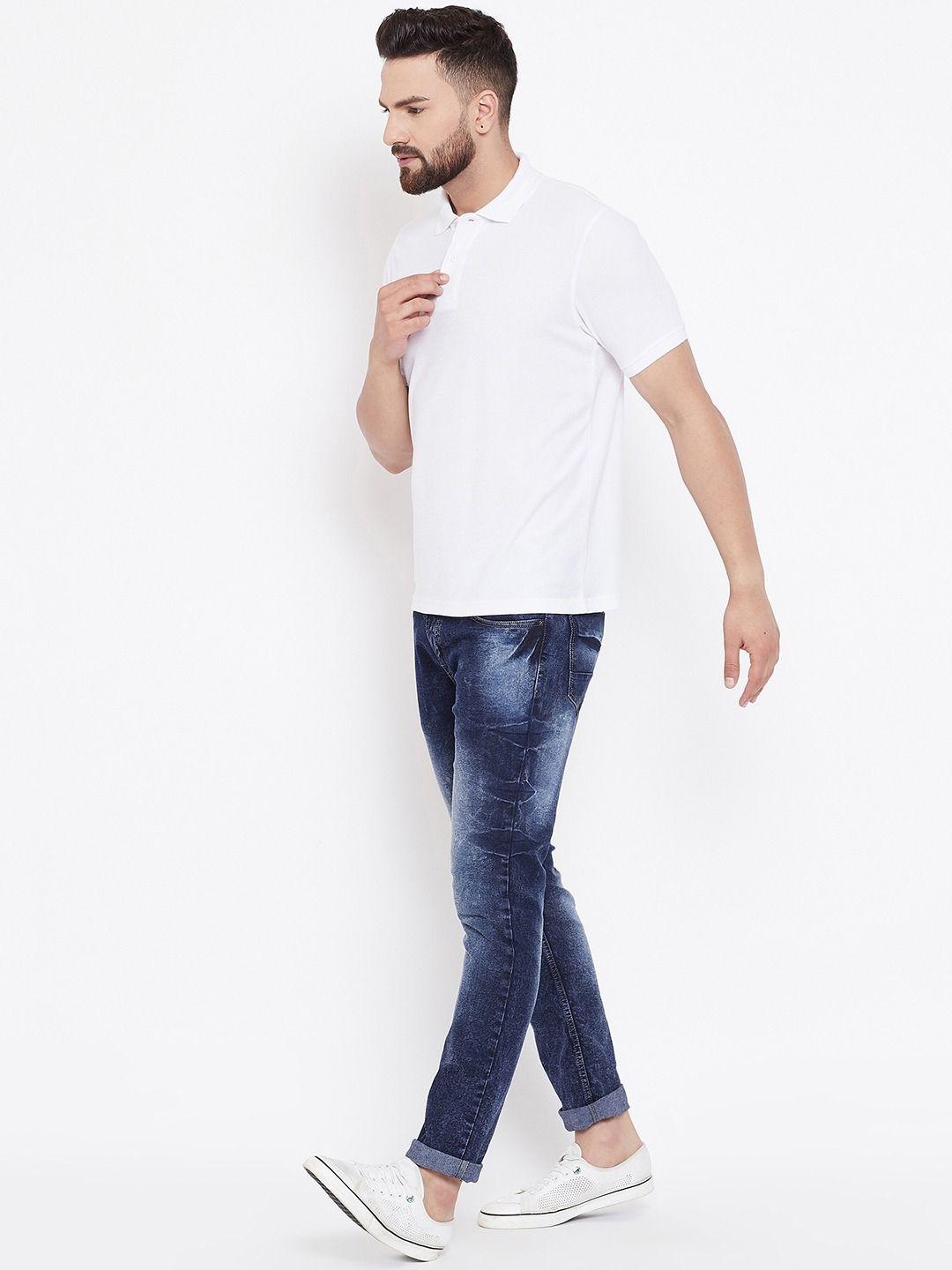 Cotton Blend Solid Half Sleeves Polo T-Shirt www.trikaro.com