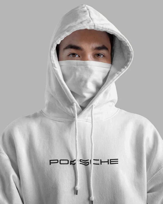 Men's Graphic Print white Hooide by www.trikaro.com