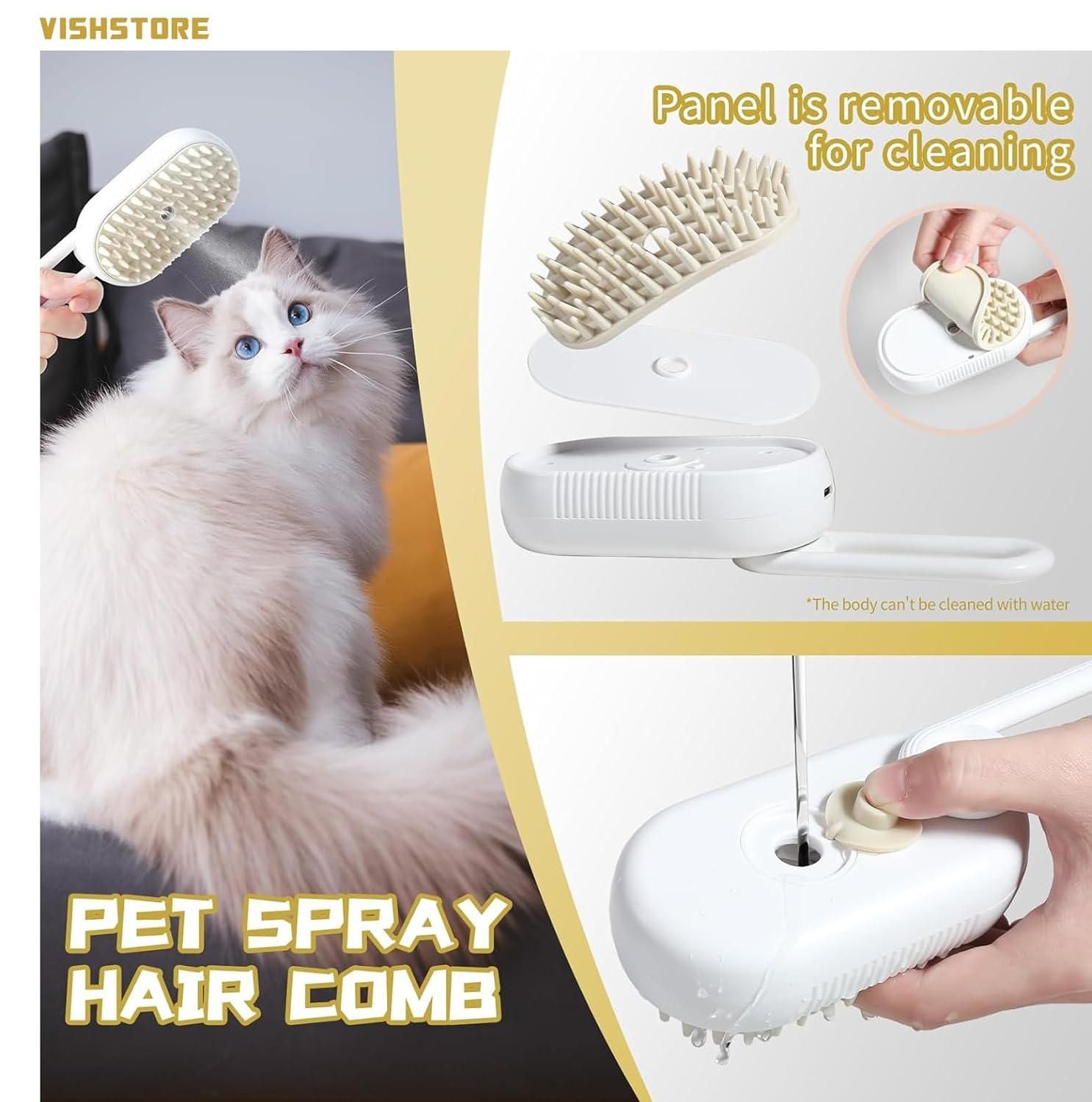 Steam Brush for Dog/Cat www.trikaro.com