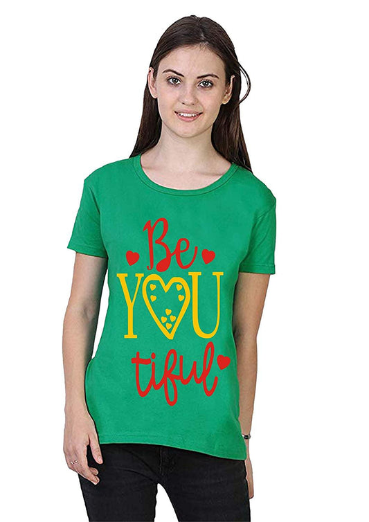 Women's Cotton Printed T-Shirt www.trikaro.com