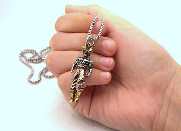Dragonball Z Goku Inspired Pendant with Chain www.trikaro.com