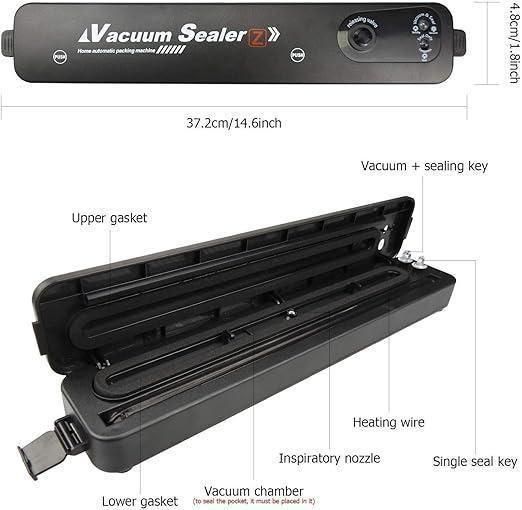Portable Multi-functional Food Vacuum Sealer www.trikaro.com