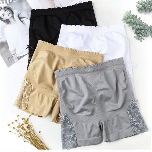 Women Summer Underpants Lace Safe Panties Thin Slim Fit Seamless Breathable Short Pants www.trikaro.com