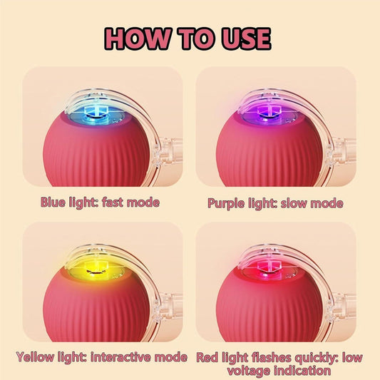 Viral Rolling Ball,Interactive Cat Ball Toy www.trikaro.com