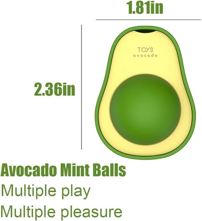 Catnip Minty Avocado Ball Toy www.trikaro.com