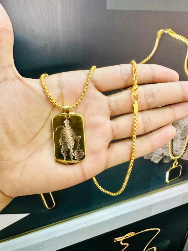 Hanuman Chalisha Pendant with Chain www.trikaro.com