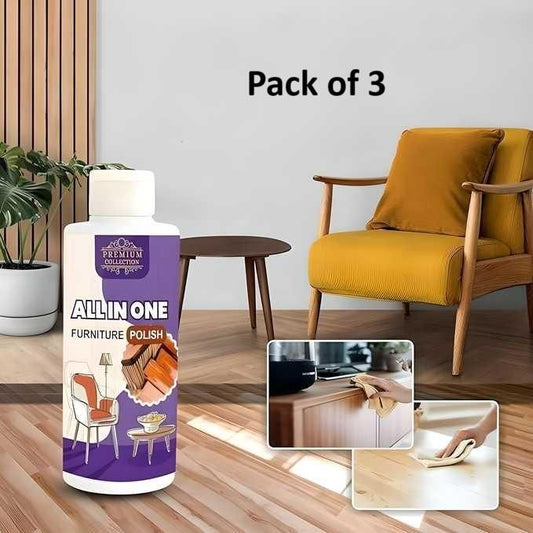 Polish Furniture Cleaner Shiner Floor Coating Paint Wood 100ML (Pack of 3) www.trikaro.com