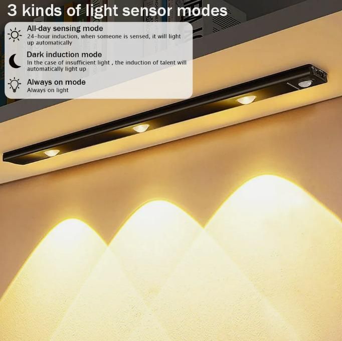 LED PIR Motion Sensor Cabinet  With USB Rechargeble www.trikaro.com