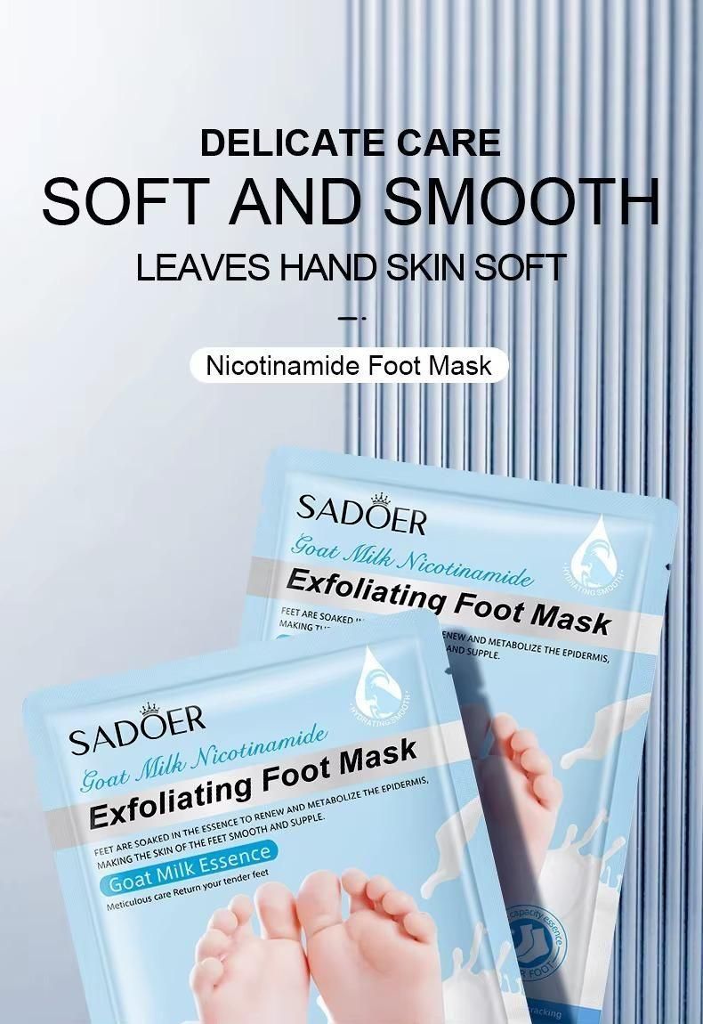Exfoliating Foot Mask Goat Milk Pack of 2 www.trikaro.com