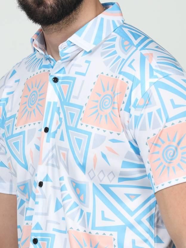 Men's Printed Rayon Half Sleeves Shirt by www.trikaro.com