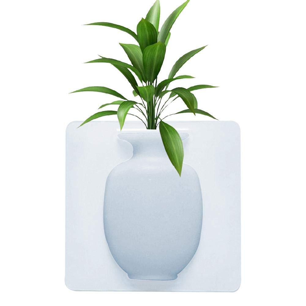 Silicone Vase-Wall Mounted Removable Silicone Sticky Vase www.trikaro.com