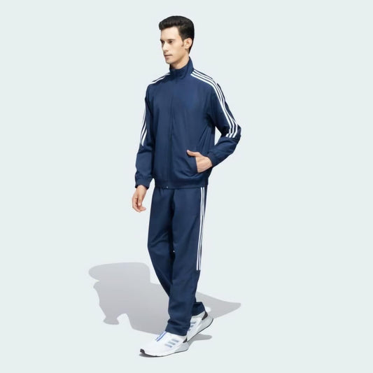 Men's Side Stripe 4 Way Lycra Track Suit www.trikaro.com