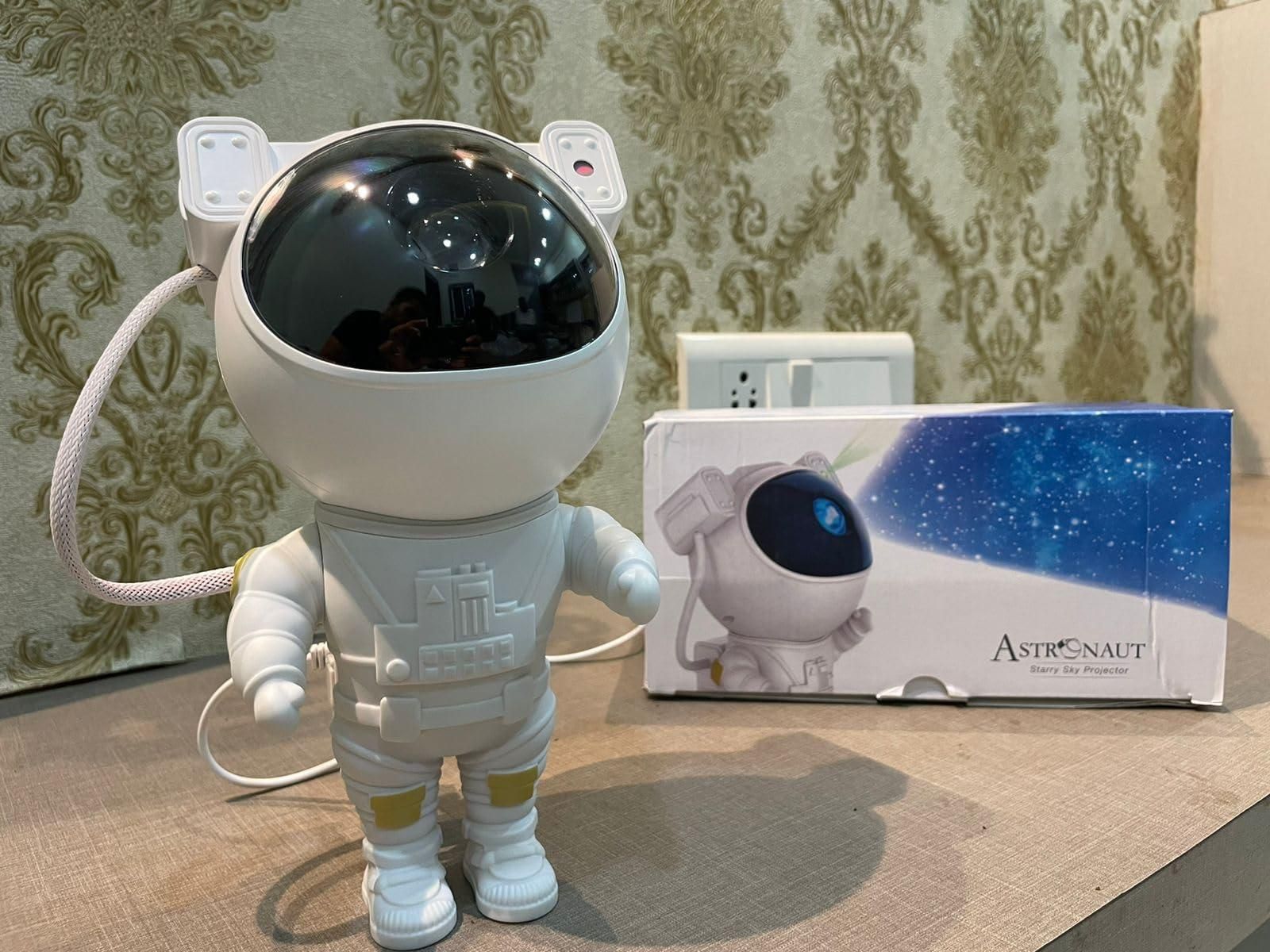 Astronaut Galaxy Projector - 360 Magnetic Head Rotation, Remote Control www.trikaro.com
