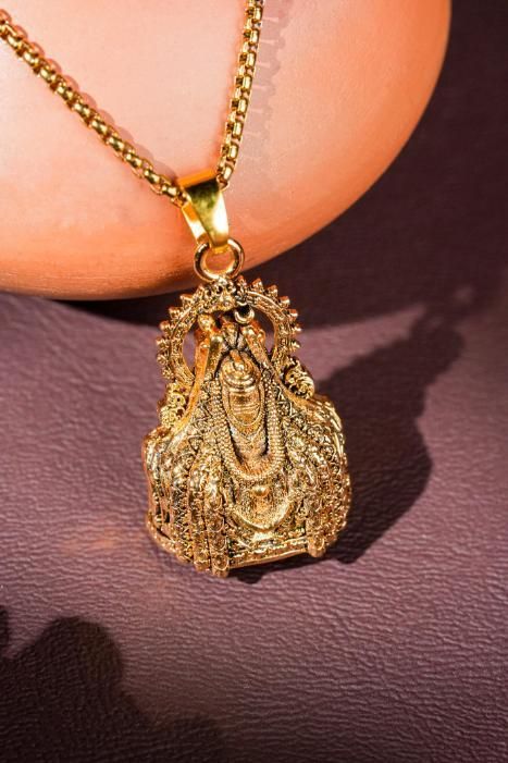 Mahadev Shivling Pendant with Chain www.trikaro.com
