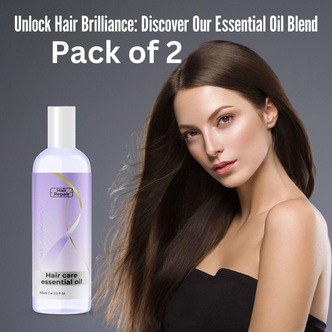 Revitalize & Nourish Your Hair with Hair Repair Essential Oil Hair Care 100ml (Pack of 2) www.trikaro.com