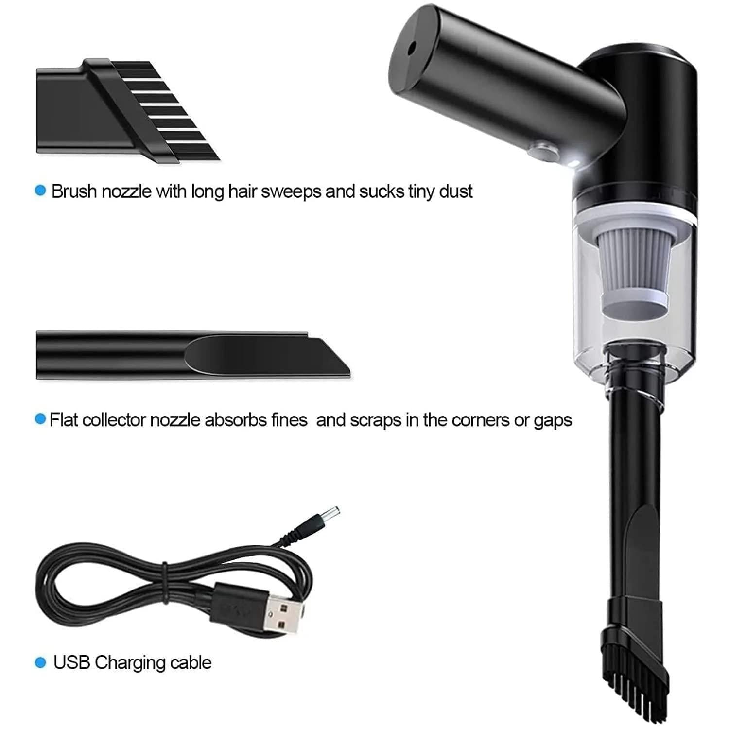 Portable Air Duster Wireless Vacuum Cleaner www.trikaro.com