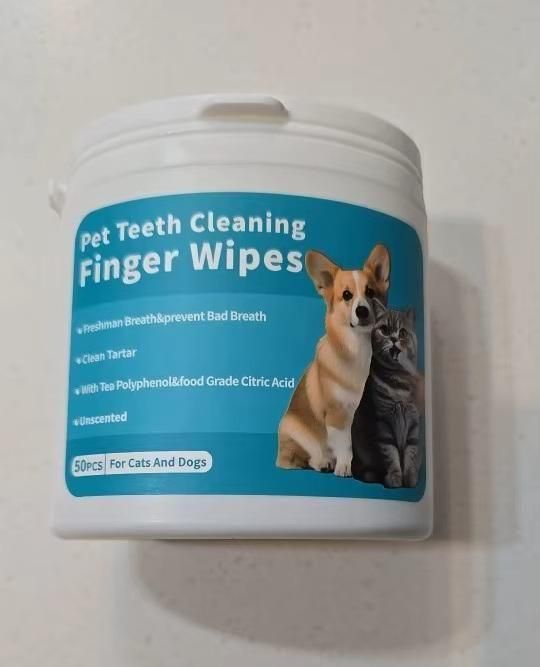 Disposable Dental Finger Wipes For Pets www.trikaro.com