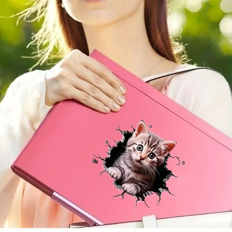 Durable Cat Pattern Car Sticker (Pack of 4) www.trikaro.com