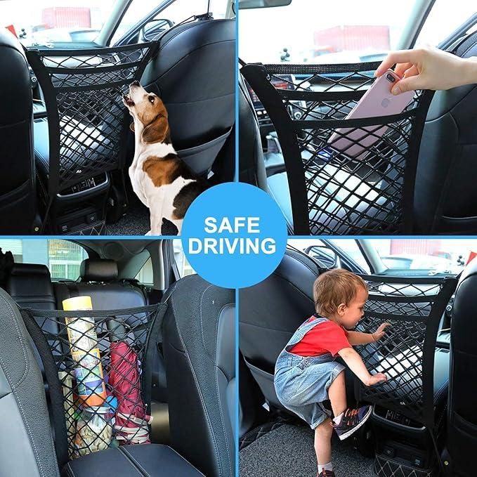 3-Layer Car Mesh Organizer/Storage Netting Pouch www.trikaro.com