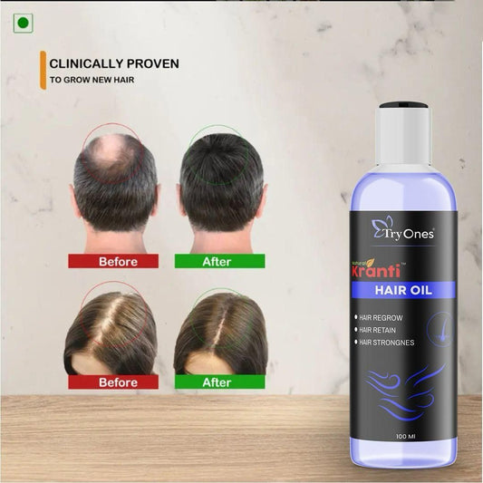 TryOnes Natural Kranti Hair Oil 100ml www.trikaro.com