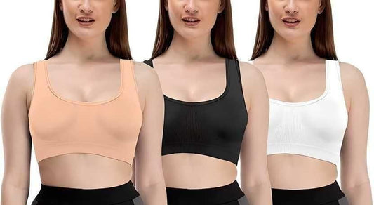 Womens Multicolor Air Bra (Pack of 3) www.trikaro.com