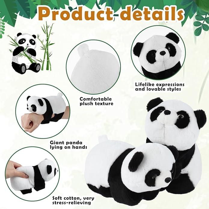 Unisex Stuffed Animal Slap Bracelets Plush Panda www.trikaro.com