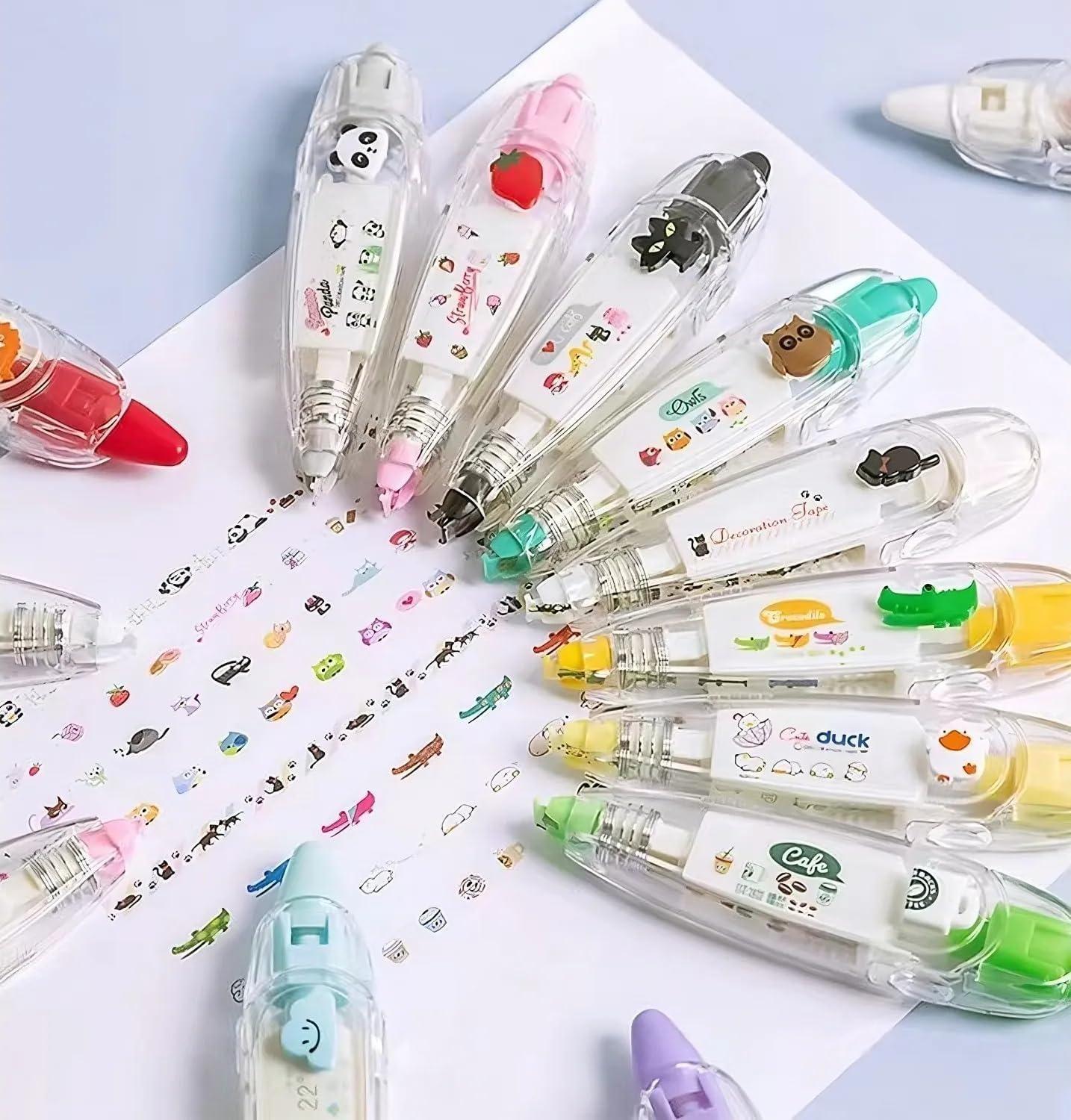 Decoration Tape Cute Novelty Sticker Pen Machine Pack of 2 www.trikaro.com