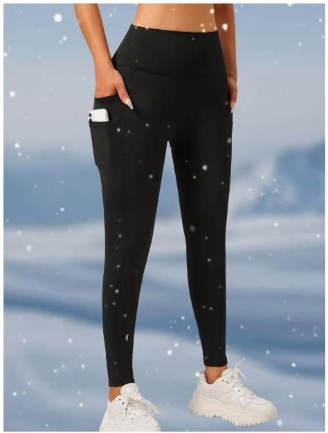 Soft & Comfy Slim Elastic Tights With Side Pockets www.trikaro.com