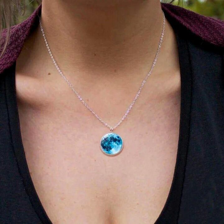 New Glowing Moon Necklace www.trikaro.com