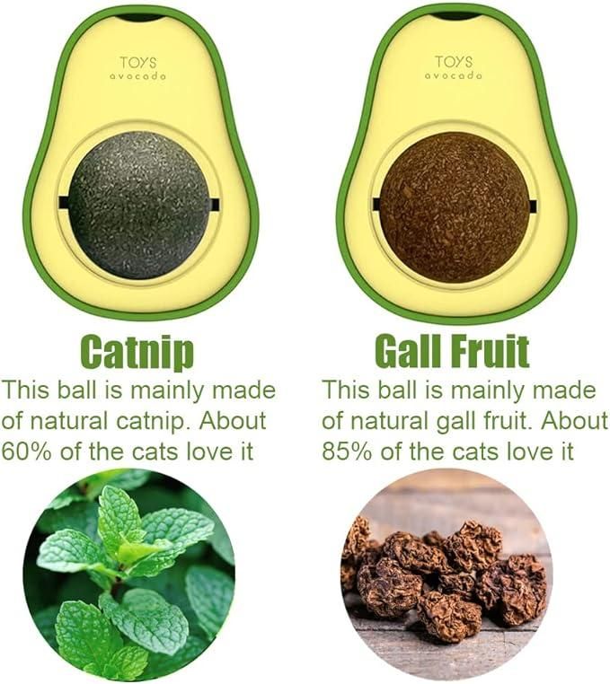 Catnip Minty Avocado Ball Toy www.trikaro.com