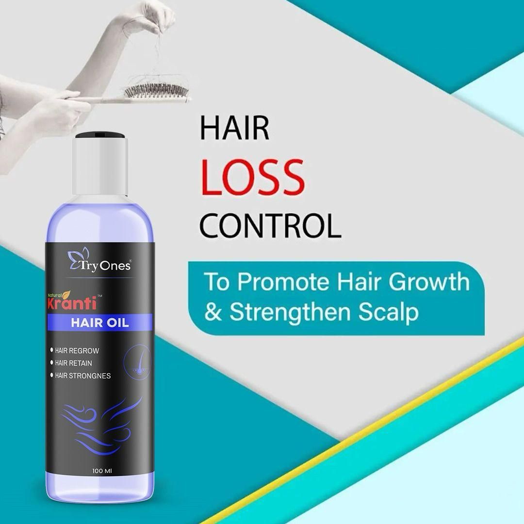 TryOnes Natural Kranti Hair Oil 100ml www.trikaro.com
