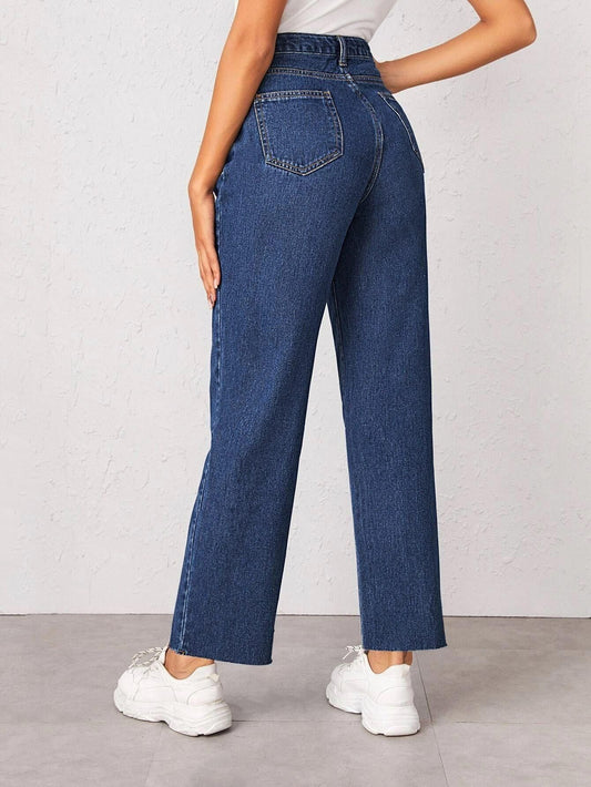 Kotty Women's Cotton Blend Solid Flared Jeans www.trikaro.com